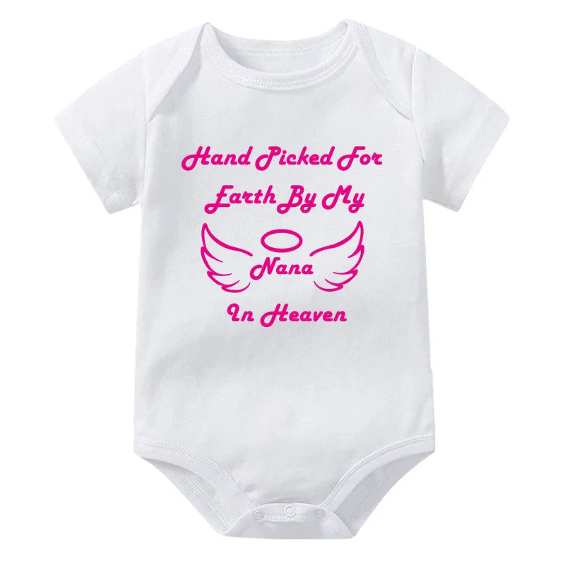 Hand Picked for Earth By My Nana in Heaven Onesie