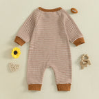 Baby Rugby Stripe Romper 🏈