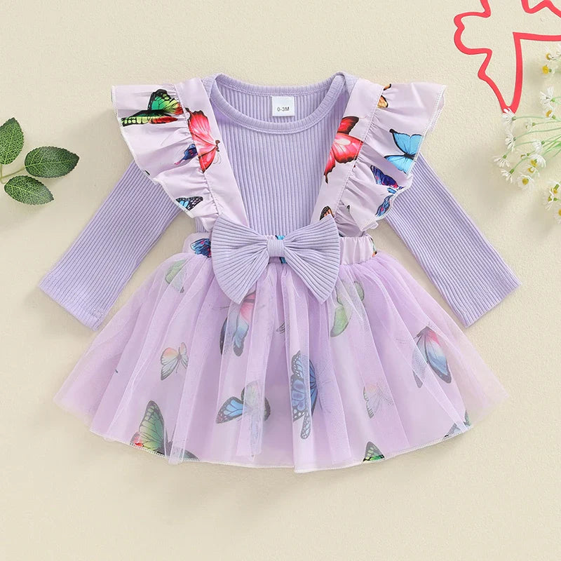 Purple Butterfly Skirt Outfit