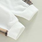 Plaid Teddy Bear Jogger Set