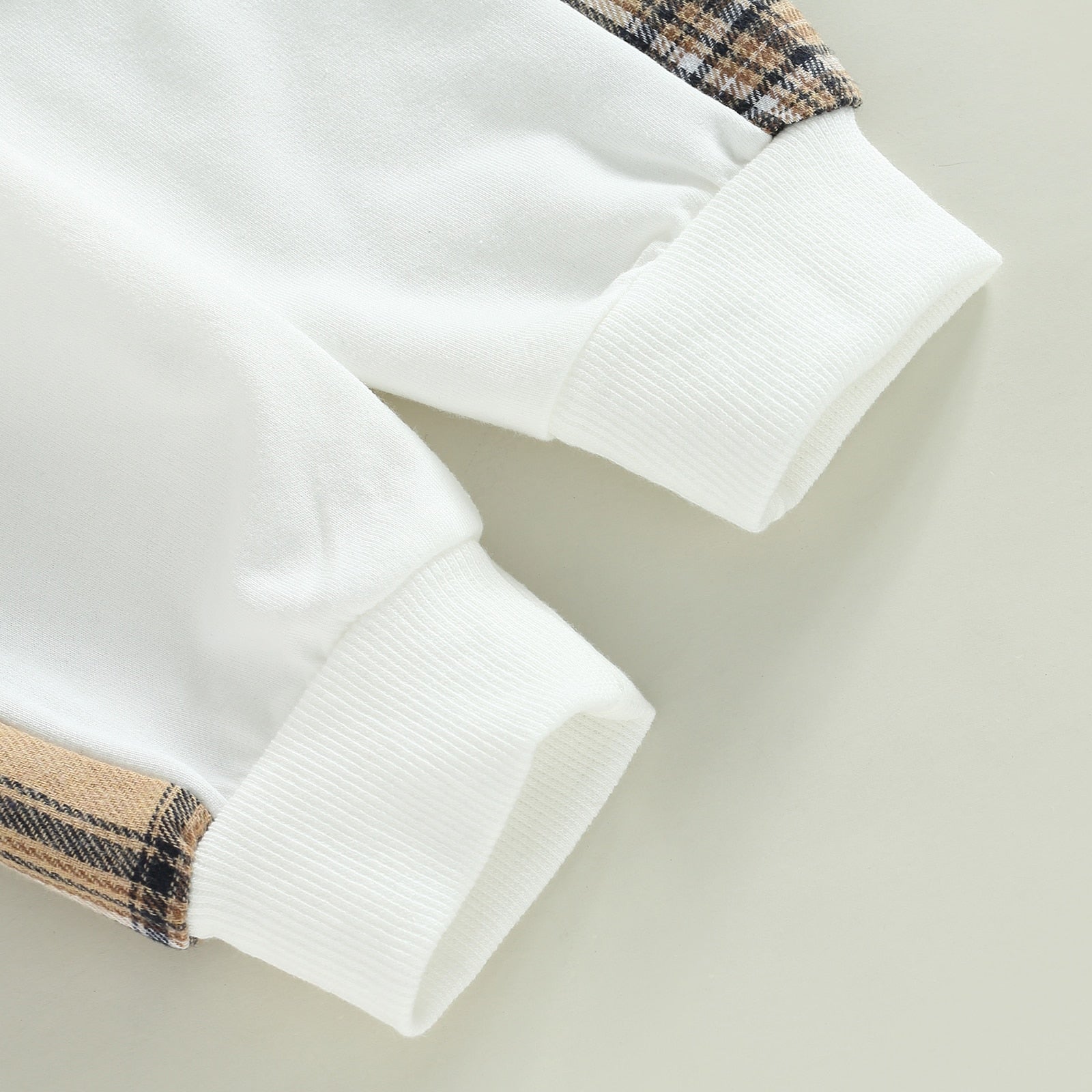 Plaid Teddy Bear Jogger Set