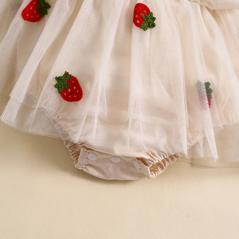Strawberry Saylee Dress & Headband