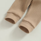 Ribbed Striped Onesie & Pants