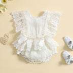 Floral Lace Princess Romper
