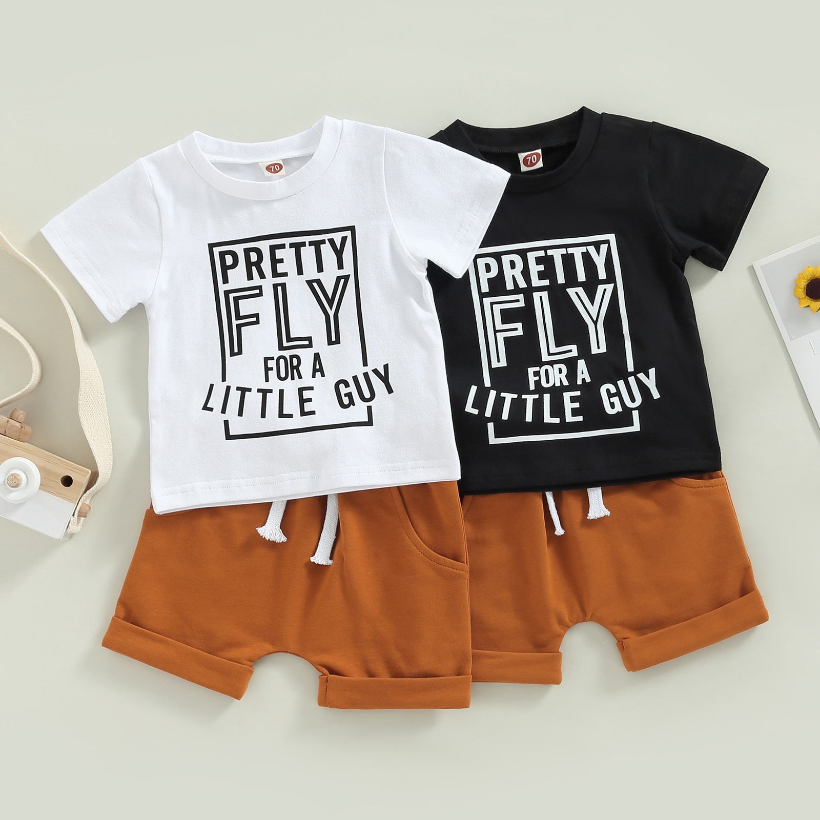 Pretty Fly for a Little Guy T-shirt & Shorts