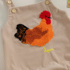 Corduroy Chicken Onesie