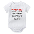 Warning Crazy Great Grandma Onesie