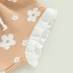 Ruffled Flower Power Summer Outfit