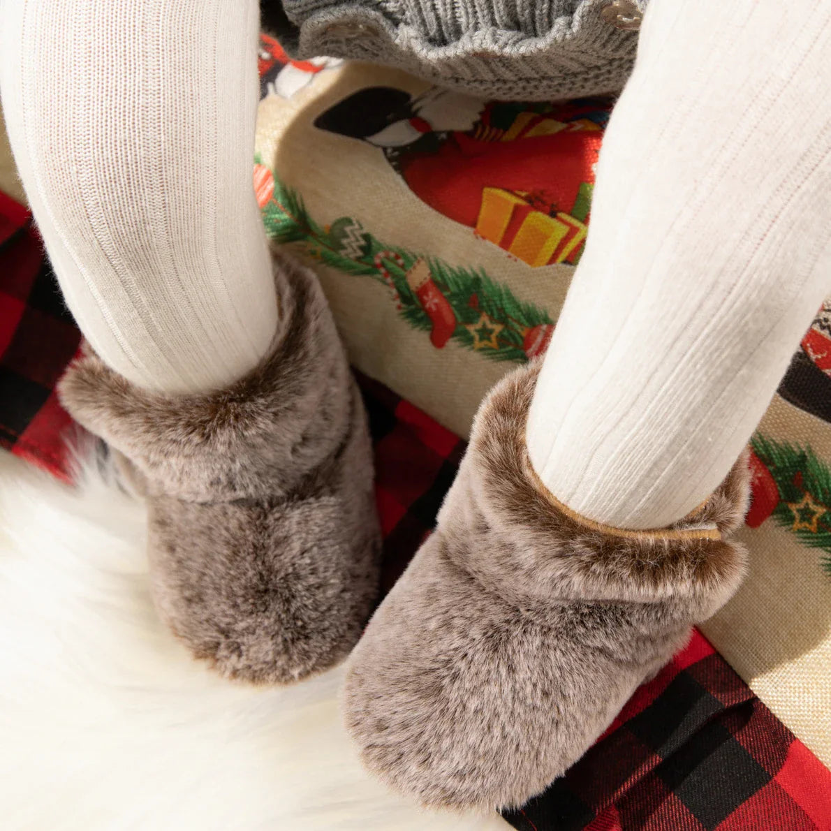 Wintry Fluff Boots