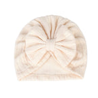 Solid Knit Bow Hat