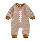 Baby Rugby Stripe Romper 🏈
