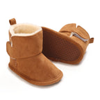 Solid Plush Boots