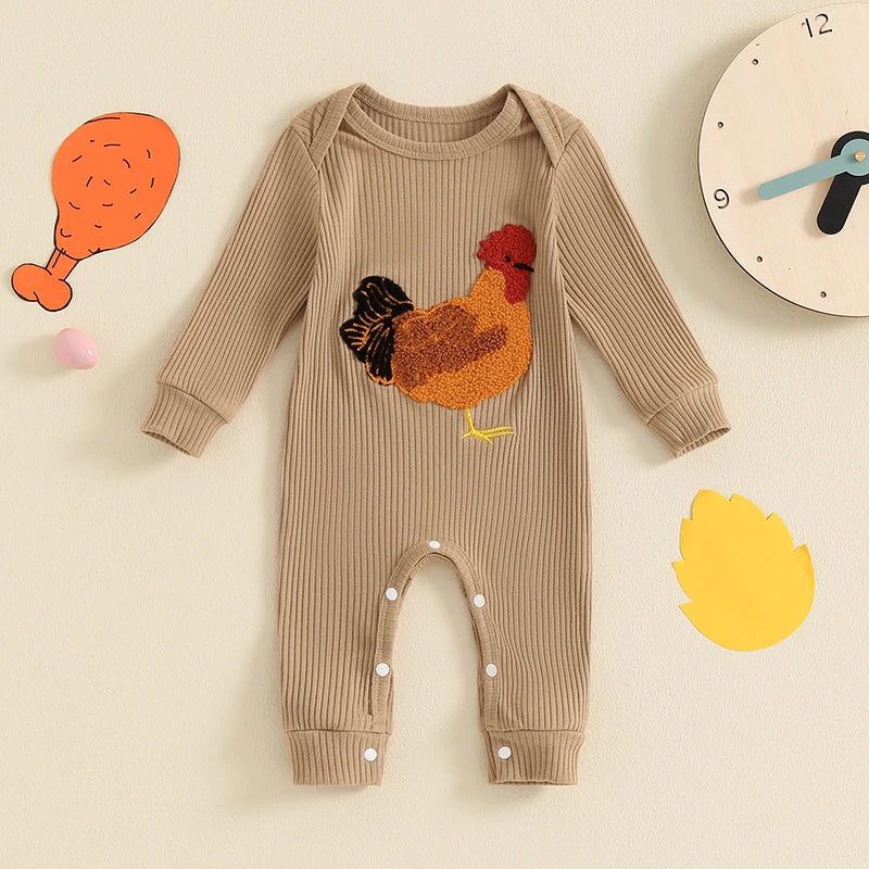 Ribbed Chicken Onesie