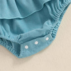 Ruffled Flower Romper Outfit