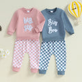 Big Sibling Checkered Outfit