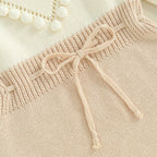 Long Sleeve Heart Knitted Romper