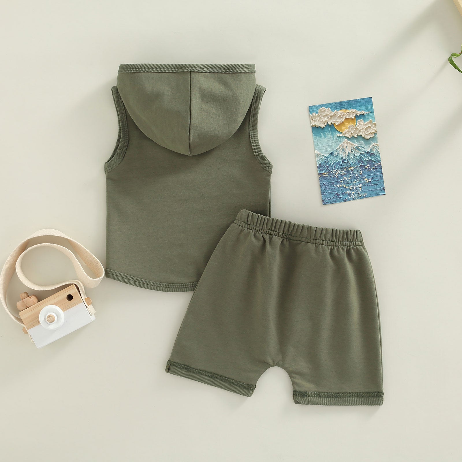 Sleeveless Seth Hoodie & Shorts