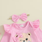 Beary Cute Polkadot Outfit & Headband