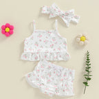 Flower Ruffles Summer Outfit