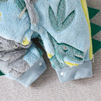 Plush Hooded Dinosaur Romper