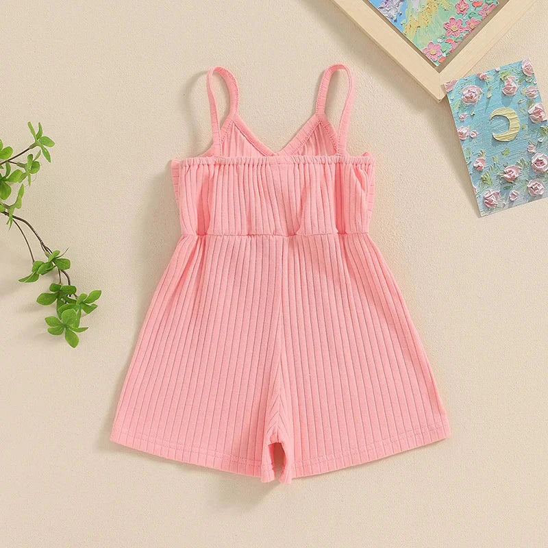 Ribbed Bow Remi Romper