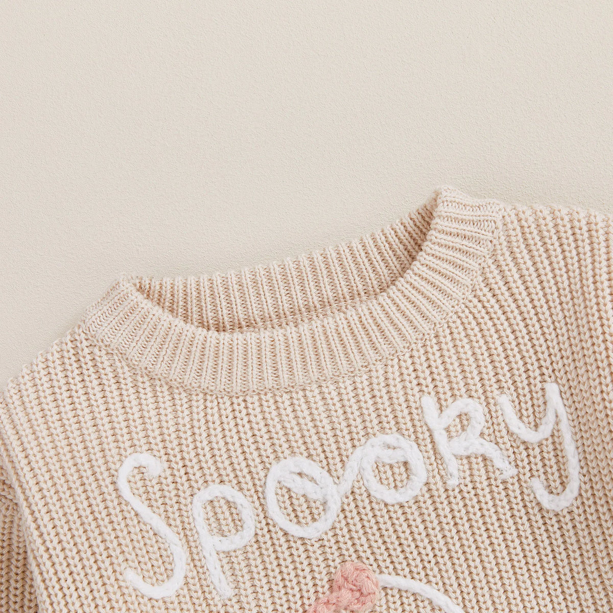 👻 Spooky Ghost Baby Sweater