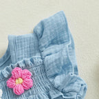 Flower Ruffle Romper