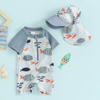 Frankie Fish Swimsuit & Hat