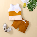 Striped Brad Tank & Shorts