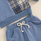 Plaid Patchwork Outfit