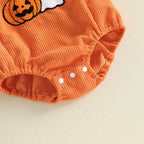 🎃👻🦇 Baby Halloween Pumpkin Ghost Romper