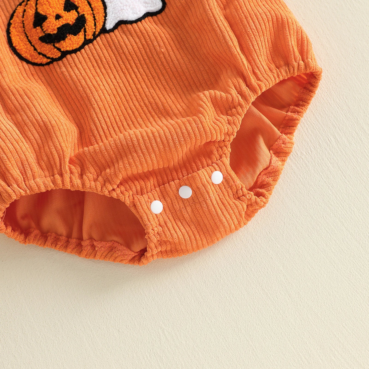 🎃👻🦇 Baby Halloween Pumpkin Ghost Romper