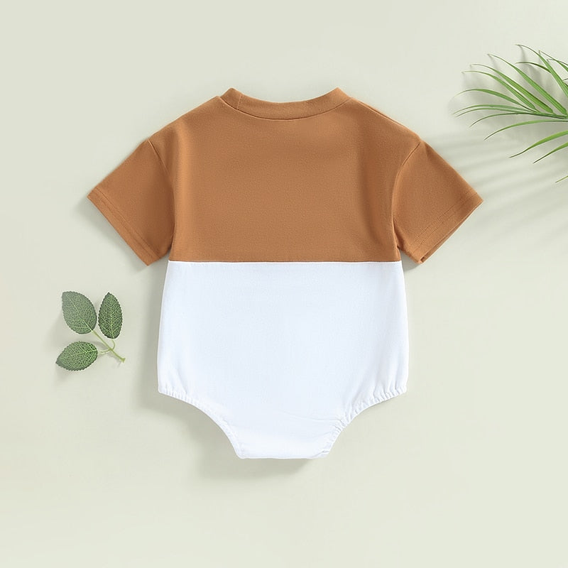 Two Tone Pocket Onesie