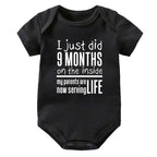 I Just Did 9 Months on the Inside Onesie