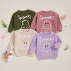 👻 Spooky Ghost Baby Sweater