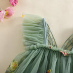 Butterfly Flower Mesh Rompers Outfits Dress 3M-18M