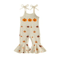 🎃 Little Pumpkin Girl Flare Ruffled Romper