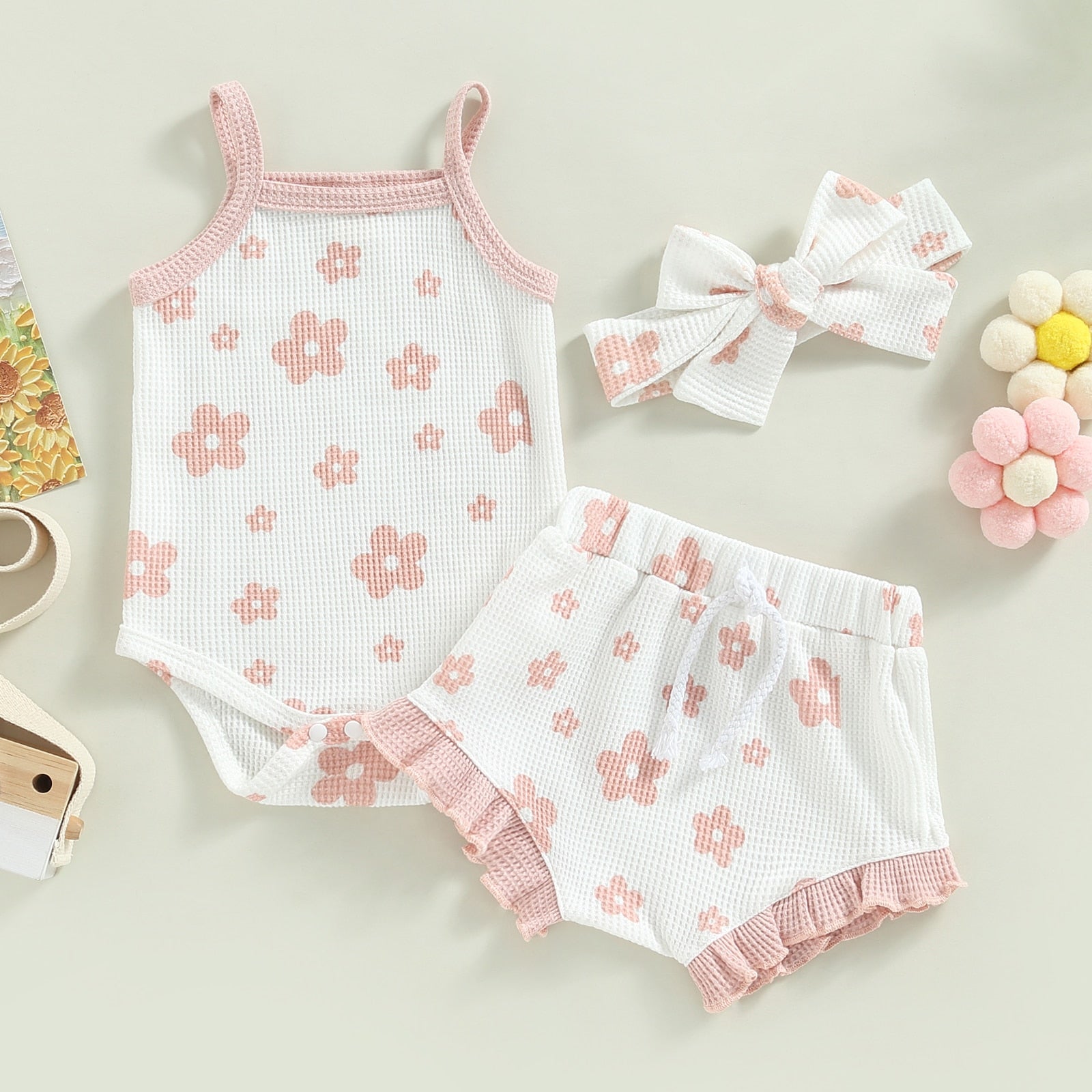 Ruffled Flower Power Summer Outfit