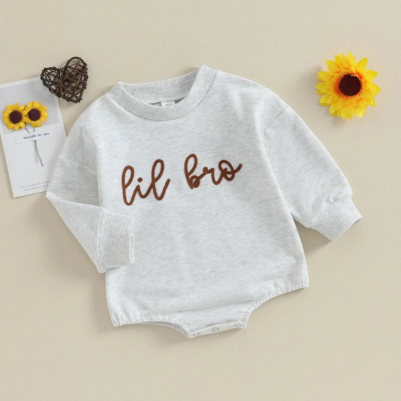 Matching Big Bro Sweater & Lil Bro Onesie
