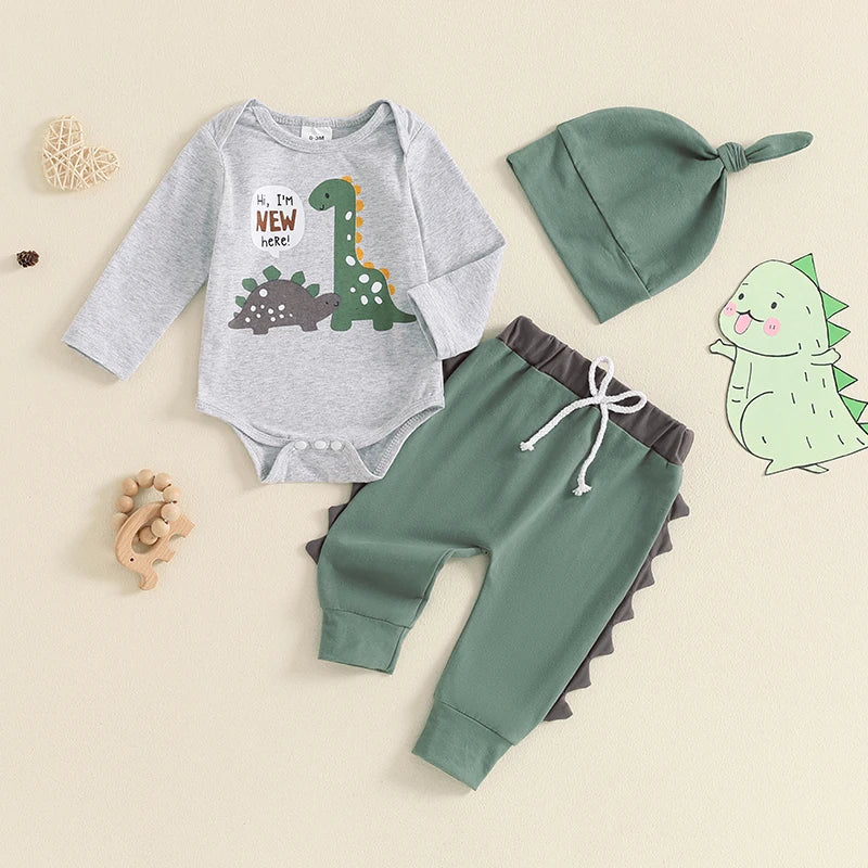 Dinosaur Pants and Sweatshirt