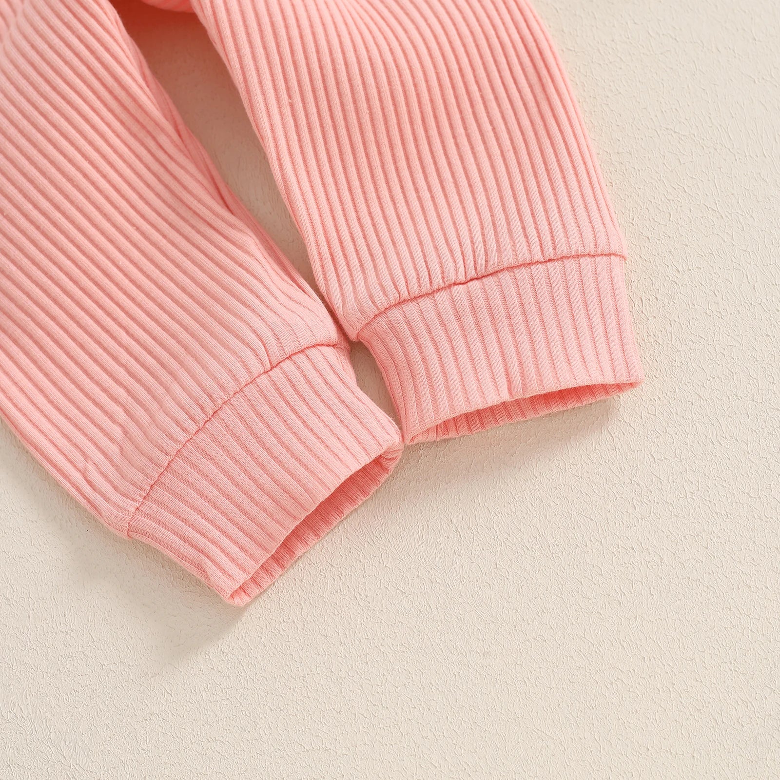 Polka Dot Ribbed Ruffles Outfit & Headband