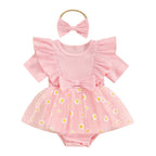 Daisy Tutu Ruffle Dress & Headband