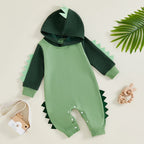 Spikey Dino Hoodie Romper