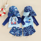 Shark Boy Swim Suit Set