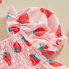 Flower Fruity Summer Dress & Headband