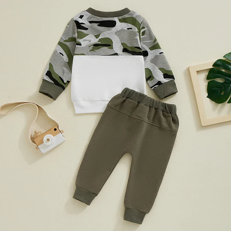Camo Pocket Top & Pants