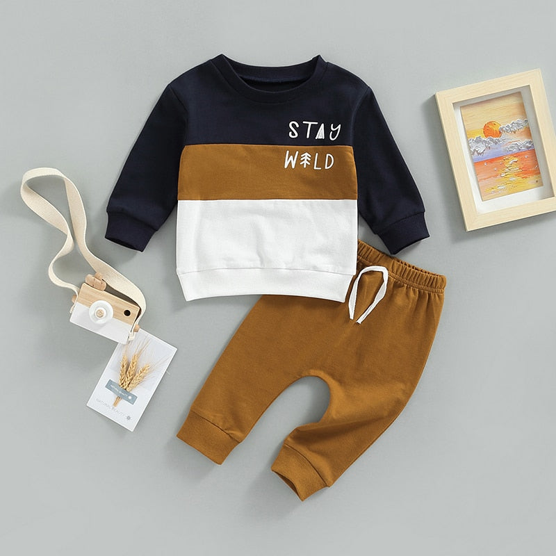 Long Sleeve Stay Wild Shirt & Pants