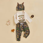 Newest Hunting Buddy 3pcs Baby Outfit Set