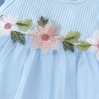 Flower Dress with Cardigan & Headband