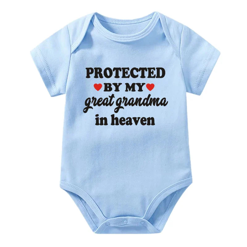 Protected By My Great Grandma in Heaven Onesie